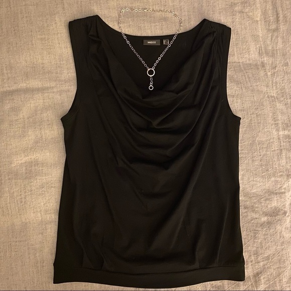 🎈$10 add on MEXX top. Beautiful draped neck top. - Picture 5 of 5